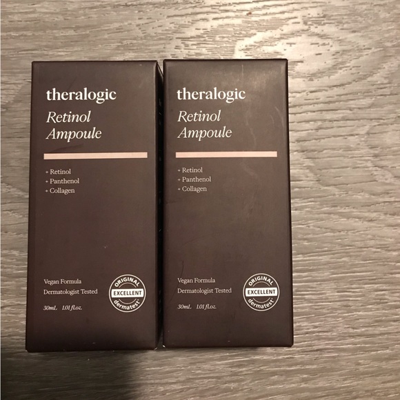 SET OF 2 - Theralogic Retinol Ampoule Serum - NWT - 30ml Each